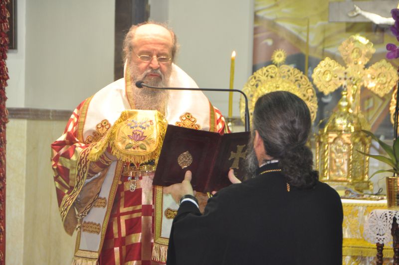 Χειροθεσία ἀναγνώστου στόν Ἱερό Ναό Ἁγίου Χρυσοστόμου Δράμας